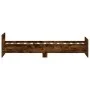 Estructura de cama madera de ingeniería roble ahumado 75x190 cm de , Camas y somieres - Ref: Foro24-835950, Precio: 78,21 €, ...