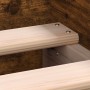 Bettgestell aus geräuchertem Eichenholzwerkstoff, 75 x 190 cm von , Betten und Lattenroste - Ref: Foro24-835950, Preis: 80,99...