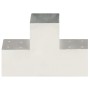 T-post connectors 4 units galvanized metal 101x101 mm by , fence posts - Ref: Foro24-145480, Price: 105,42 €, Discount: %