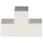 T-post connectors 4 units galvanized metal 101x101 mm by , fence posts - Ref: Foro24-145480, Price: 90,10 €, Discount: %