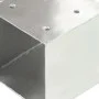 Conectores de postes en T 4 uds metal galvanizado 101x101 mm de , Postes de cerca - Ref: Foro24-145480, Precio: 89,64 €, Desc...