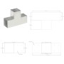 T-post connectors 4 units galvanized metal 101x101 mm by , fence posts - Ref: Foro24-145480, Price: 105,42 €, Discount: %