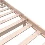 Solid pine wood bed frame 135x190 cm by , Beds and slatted bases - Ref: Foro24-3101323, Price: 143,74 €, Discount: %
