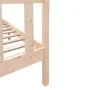 Solid pine wood bed frame 135x190 cm by , Beds and slatted bases - Ref: Foro24-3101323, Price: 143,74 €, Discount: %