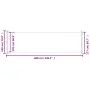 Retractable black garden side awning 180x600 cm by , Umbrellas - Ref: Foro24-317964, Price: 101,70 €, Discount: %