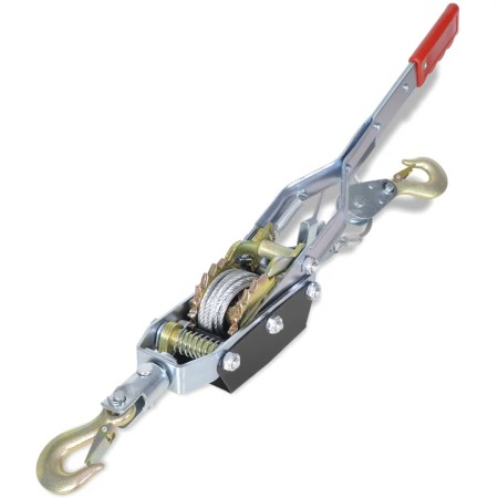 Manual lever winch with 2 gears 1815 kg by , Hand tools - Ref: Foro24-141633, Price: 51,61 €, Discount: %