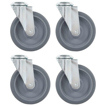 Schwenkräder mit Stiftloch 4 Einheiten 125 mm von , Materialhandhabung - Ref: Foro24-143428, Preis: 33,57 €, Rabatt: %
