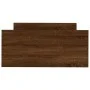 Estructura de cama madera de ingeniería marrón roble 90x190 cm de , Camas y somieres - Ref: Foro24-835945, Precio: 77,06 €, D...