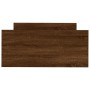 Estructura de cama madera de ingeniería marrón roble 90x190 cm de , Camas y somieres - Ref: Foro24-835945, Precio: 78,15 €, D...