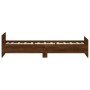 Estructura de cama madera de ingeniería marrón roble 90x190 cm de , Camas y somieres - Ref: Foro24-835945, Precio: 78,15 €, D...