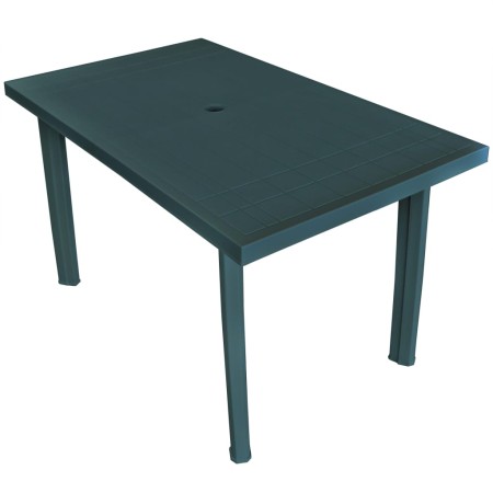 Gartentisch 126x76x72 cm grüner Kunststoff von vidaXL, Gartentische - Ref: Foro24-43598, Preis: 157,63 €, Rabatt: %