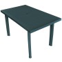 Gartentisch 126x76x72 cm grüner Kunststoff von vidaXL, Gartentische - Ref: Foro24-43598, Preis: 157,63 €, Rabatt: %