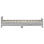 Sonoma-grauer Holzwerkstoff-Bettrahmen 90 x 200 cm von , Betten und Lattenroste - Ref: Foro24-835930, Preis: 95,00 €, Rabatt: %