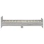 Sonoma-grauer Holzwerkstoff-Bettrahmen 90 x 200 cm von , Betten und Lattenroste - Ref: Foro24-835930, Preis: 92,49 €, Rabatt: %