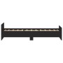 Schwarzer Bettrahmen aus Holzwerkstoff, 90 x 200 cm von , Betten und Lattenroste - Ref: Foro24-835926, Preis: 80,60 €, Rabatt: %