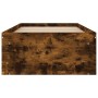 Estructura de cama roble ahumado 75x190 cm de , Camas y somieres - Ref: Foro24-3203849, Precio: 103,67 €, Descuento: %
