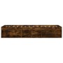 Estructura de cama roble ahumado 75x190 cm de , Camas y somieres - Ref: Foro24-3203849, Precio: 103,67 €, Descuento: %