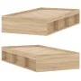 Estructura de cama roble Sonoma 90x190 cm de , Camas y somieres - Ref: Foro24-3203840, Precio: 111,74 €, Descuento: %
