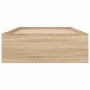 Estructura de cama roble Sonoma 90x190 cm de , Camas y somieres - Ref: Foro24-3203840, Precio: 111,74 €, Descuento: %