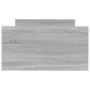 Gray Sonoma engineered wood bed frame 75x190 cm by , Beds and slatted bases - Ref: Foro24-835951, Price: 81,82 €, Discount: %