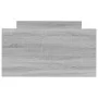 Gray Sonoma engineered wood bed frame 75x190 cm by , Beds and slatted bases - Ref: Foro24-835951, Price: 79,09 €, Discount: %