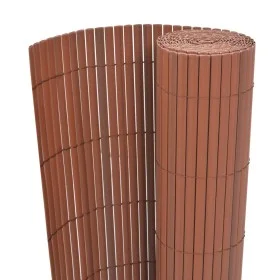 Valla de jardín de doble cara PVC marrón 90x500 cm de vidaXL, Paneles de vallas - Ref: Foro24-43630, Precio: 64,78 €, Descuen...