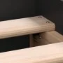 Schwarzer Bettrahmen aus Holzwerkstoff, 75 x 190 cm von , Betten und Lattenroste - Ref: Foro24-835947, Preis: 67,94 €, Rabatt: %