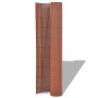 Brauner doppelseitiger Gartenzaun aus PVC, 90 x 500 cm von vidaXL, Zaunpaneele - Ref: Foro24-43630, Preis: 72,36 €, Rabatt: %