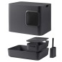 Hoopo Gray Dome Cat Litter Box by , Cat litter boxes - Ref: Foro24-435697, Price: 133,23 €, Discount: %