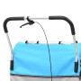Blauer und grauer 2-in-1-Fahrrad- und Kinderwagenanhänger von vidaXL, Fahrradanhänger - Ref: Foro24-91377, Preis: 199,06 €, R...