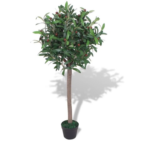 Artificial laurel tree with green planter 120 cm by vidaXL, artificial flora - Ref: Foro24-244453, Price: 58,67 €, Discount: %