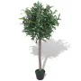 Artificial laurel tree with green planter 120 cm by vidaXL, artificial flora - Ref: Foro24-244453, Price: 55,09 €, Discount: %
