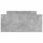 Concrete gray engineered wood bed frame 90x190 cm by , Beds and slatted bases - Ref: Foro24-835942, Price: 82,04 €, Discount: %