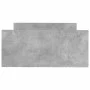 Concrete gray engineered wood bed frame 90x190 cm by , Beds and slatted bases - Ref: Foro24-835942, Price: 81,07 €, Discount: %
