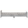 Concrete gray engineered wood bed frame 90x200cm by , Beds and slatted bases - Ref: Foro24-835928, Price: 94,66 €, Discount: %