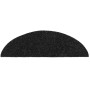 Stufenmatte 15 Stück, schwarzer gestanzter Stoff, 56 x 17 x 3 cm von vidaXL, Treppenmatten - Ref: Foro24-132692, Preis: 41,39...