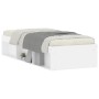 White bed frame 75x190 cm by , Beds and slatted bases - Ref: Foro24-3203845, Price: 132,51 €, Discount: %