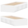 Weißer Bettrahmen 75x190 cm von , Betten und Lattenroste - Ref: Foro24-3203845, Preis: 132,64 €, Rabatt: %