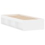 White bed frame 75x190 cm by , Beds and slatted bases - Ref: Foro24-3203845, Price: 132,51 €, Discount: %