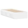 White bed frame 75x190 cm by , Beds and slatted bases - Ref: Foro24-3203845, Price: 128,20 €, Discount: %