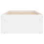 Weißer Bettrahmen 75x190 cm von , Betten und Lattenroste - Ref: Foro24-3203845, Preis: 132,64 €, Rabatt: %