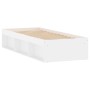 Weißer Bettrahmen 75x190 cm von , Betten und Lattenroste - Ref: Foro24-3203845, Preis: 132,64 €, Rabatt: %