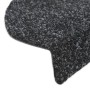 Stufenmatte 15 Stück, schwarzer gestanzter Stoff, 56 x 17 x 3 cm von vidaXL, Treppenmatten - Ref: Foro24-132692, Preis: 41,39...