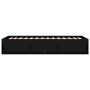 Black bed frame 90x190 cm by , Beds and slatted bases - Ref: Foro24-3203839, Price: 145,93 €, Discount: %