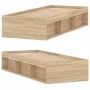 Estructura de cama roble Sonoma 75x190 cm de , Camas y somieres - Ref: Foro24-3203847, Precio: 100,62 €, Descuento: %