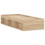 Estructura de cama roble Sonoma 75x190 cm de , Camas y somieres - Ref: Foro24-3203847, Precio: 103,67 €, Descuento: %
