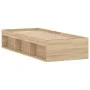 Estructura de cama roble Sonoma 75x190 cm de , Camas y somieres - Ref: Foro24-3203847, Precio: 100,62 €, Descuento: %
