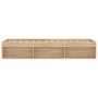 Estructura de cama roble Sonoma 75x190 cm de , Camas y somieres - Ref: Foro24-3203847, Precio: 103,67 €, Descuento: %