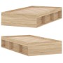 Estructura de cama roble Sonoma 90x200 cm de , Camas y somieres - Ref: Foro24-3203826, Precio: 110,46 €, Descuento: %