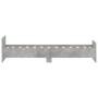 Concrete gray engineered wood bed frame 75x190 cm by , Beds and slatted bases - Ref: Foro24-835949, Price: 79,12 €, Discount: %